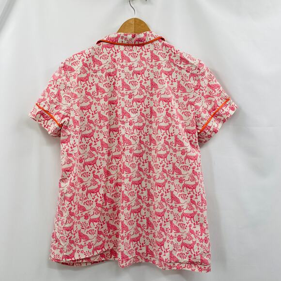 Boden pink animals cotton pajama top - Picture 7 of 7